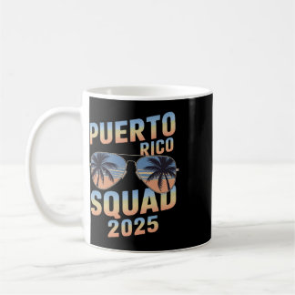 Family 2025 Matching Puerto Rico Family Trip Vacat Coffee Mug