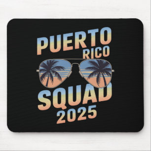 Family 2025 Matching Puerto Rico Family Trip Vacat Mouse Mat