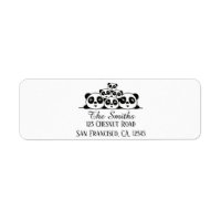 Family 2 Parents 4 Kids Return Address Labels