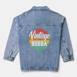 Family 365 Vintage Bubba Father's Day Grandpa Denim Jacket
