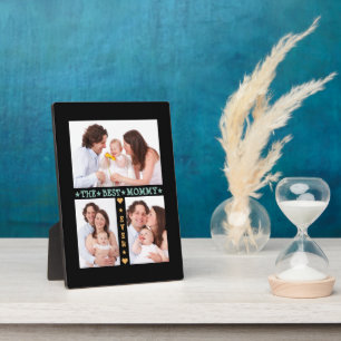 Family 3 Photo Collage Best Mum Ever Mother's Day Plaque