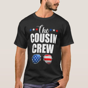 Family 4th Of July Matching Cousin Crew American T-Shirt