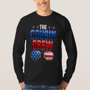 Family 4th Of July Matching Cousin Crew American T-Shirt