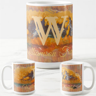 Family Abstract Sunset 0612 Coffee Mug