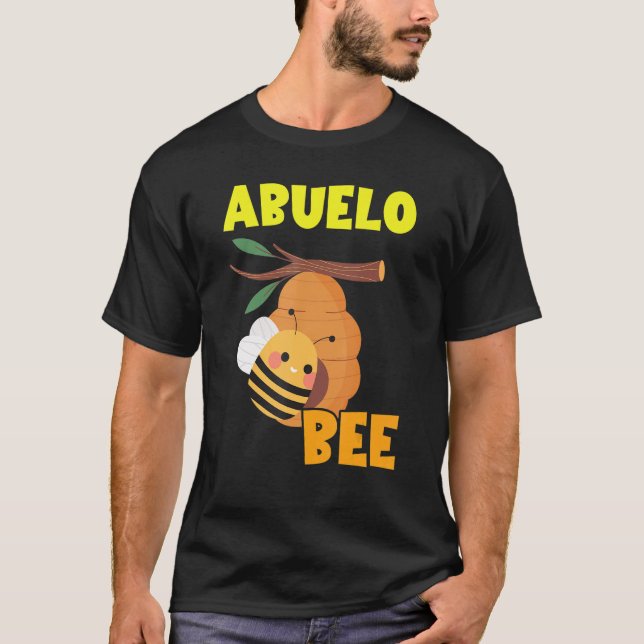 Family Abuelo Bee  Grandma Birthday Bee Theme Part T-Shirt (Front)