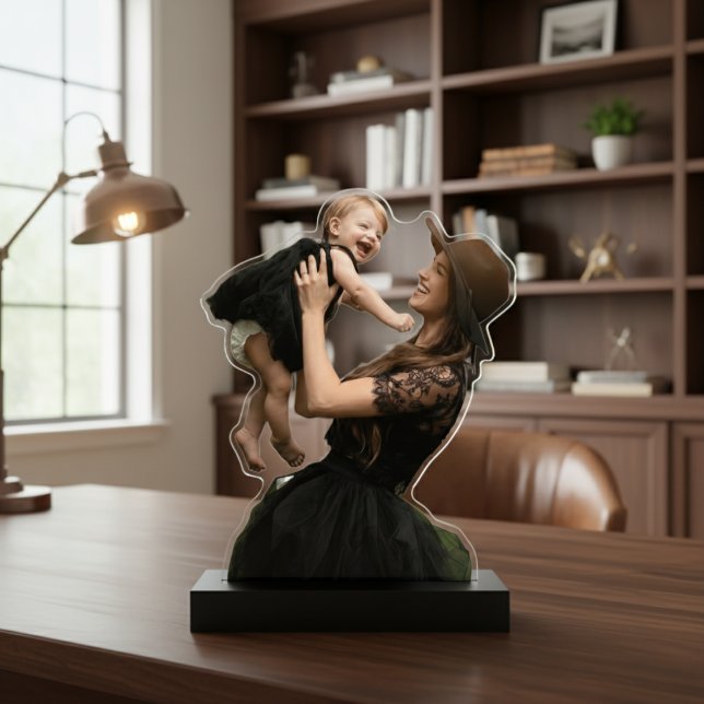 Family Acrylic Photo Statuettes Cutout Standing Photo Sculpture (Creator Uploaded)