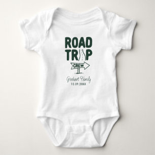 Family Adventure Road Trip Custom Baby Bodysuit