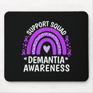 Family Alzheimers Rainbow Support Squad Dementia Mouse Mat