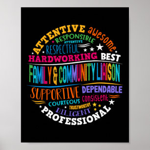 Family And Community Liaison Back To School Squad  Poster