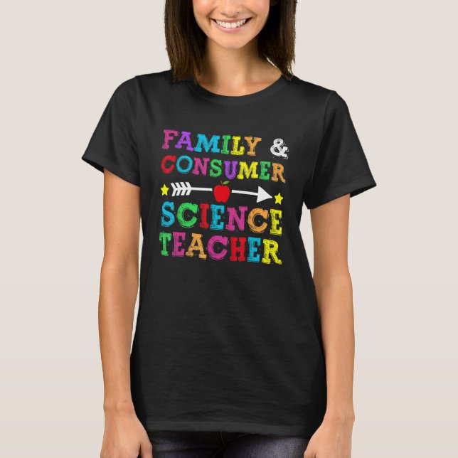 family and consumer science teacher Facs Back To S T-Shirt (Front)