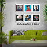 Family And Friends Portrait Collage Love Forever Foam Core Photo Tile<br><div class="desc">Family And Friends Portrait Collage Love Forever Photo Tiles has a set of six photos and are great to place in your home or office. Personalise with your favourite photos and information. It also makes a great gift with your photographs.</div>