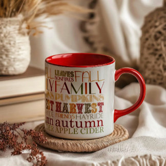 Family and Friends Thanksgiving Mug