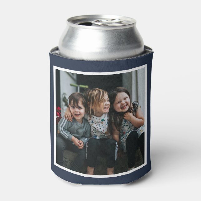 Family and Kids 2 Photo Can Cooler (Can Front)