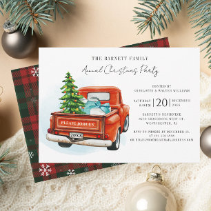 Family Annual Christmas Party Invitation