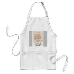 FAMILY apron suitable for kitchen, garden, studio