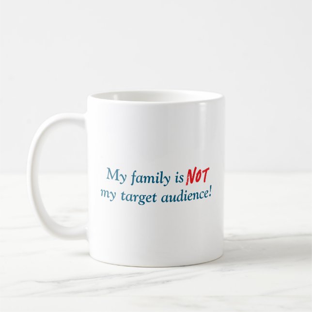 Family Audience Writer Coffee Mug (Left)