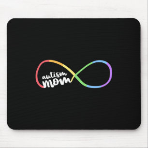 Family Autism Awareness Mum Rainbow Infinity Symbo Mouse Mat
