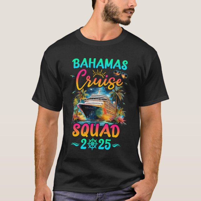 Family Bahamas Cruise Squad 2025 Summer Vacation M T-Shirt (Front)