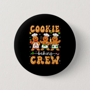 Family Baking Team Funny Cookie Christmas Cookie B 6 Cm Round Badge