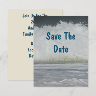 Family Beach Vacation Save Date Annual Summer Trip Invitation