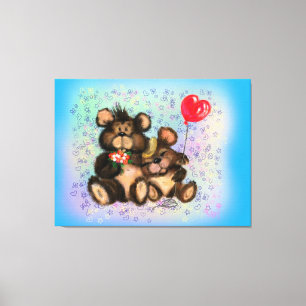 Family Bears Canvas Print - Painting
