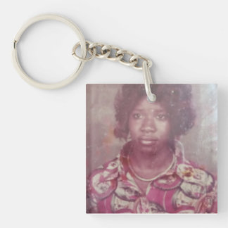 FAMILY BEAUTY- SQUARE KEYCHAIN