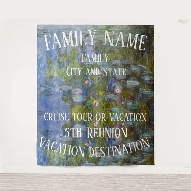 Family Birthday 2024 Party Tshirt Reunion Retired Tapestry (Front)