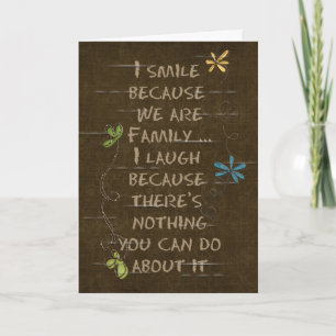 Family Birthday humour Card