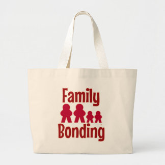Family Bonding Game Night Fun Large Tote Bag