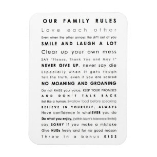 Family Boundaries Magnet