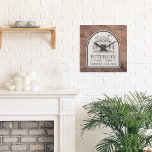 Family Cabin Rustic Wood Personalised Decor Square Wall Clock<br><div class="desc">Bring a touch of rustic charm and personalisation to your home decor with this custom wall clock, designed to celebrate the essence of your family’s beloved cabin. Featuring a stunning woodgrain-inspired backdrop, this clock showcases a beautifully illustrated cabin that captures the warmth and cosiness of your family retreat. Just below...</div>