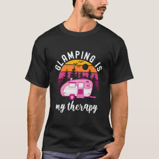 Family Camg Outdoor Glamg Is My Therapy T-Shirt