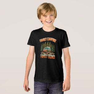 Family Camping Bond: Outdoor Fun and Adventure Tri-Blend Shirt