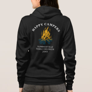 Family Camping Happy Campers Vacation Mum Custom Hoodie