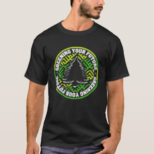 Family Camping Park Green Tree For Rangers T-Shirt