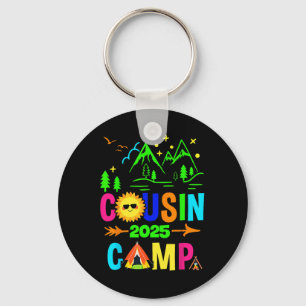 Family Camping Summer Vacation Crew Cousin Camp 20 Key Ring