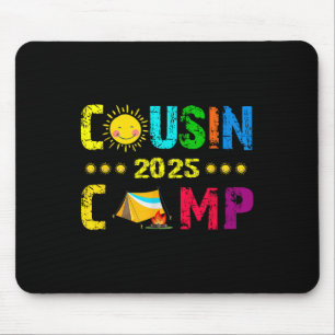 Family Camping Summer Vacation Crew Cousin Camp 20 Mouse Mat