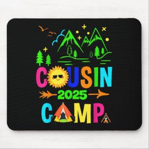 Family Camping Summer Vacation Crew Cousin Camp 20 Mouse Mat