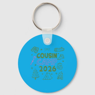Family Camping Summer Vacation Crew Cousin Camp Key Ring
