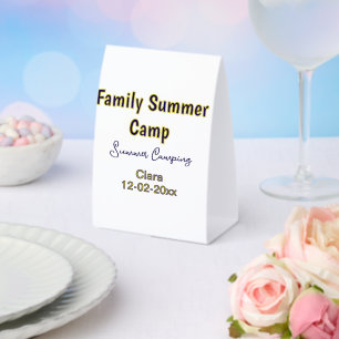 Family camping vacation custom add name dateSummer
