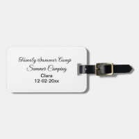Family camping vacation custom add name dateSummer