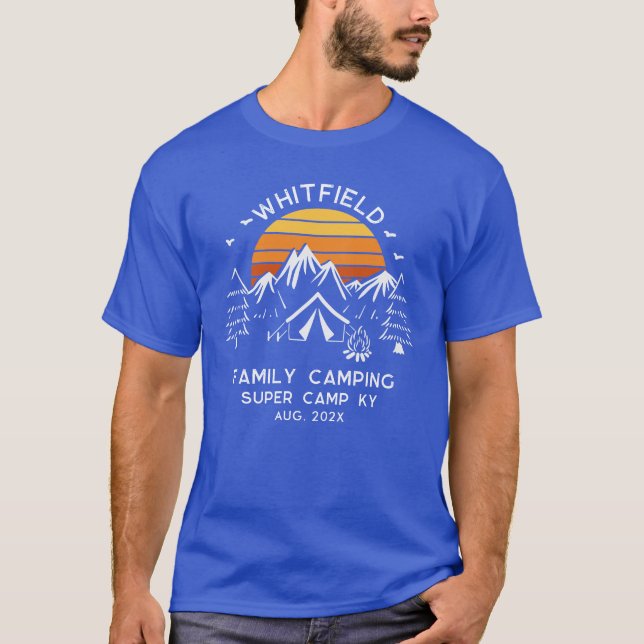 Family Camping Vacation Matching Adventure T-Shirt (Front)