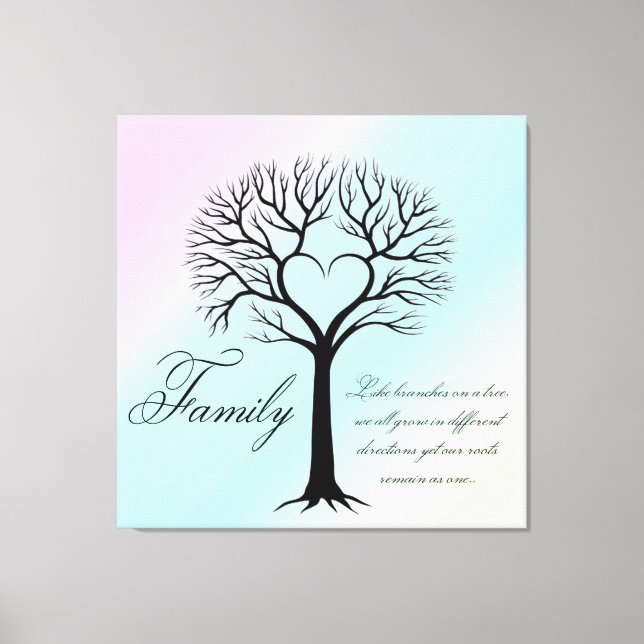 Family Canvas Print (Front)