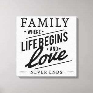 Family Canvas Print