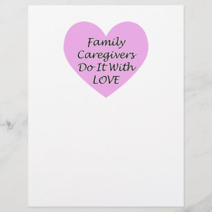 Family Caregivers Do It With Love