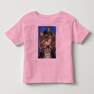 Family Cat Portrait by Louis Wain Toddler T-Shirt