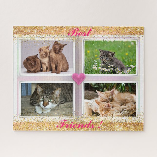 Family Cats Popular Gift Jigsaw Puzzle (Horizontal)