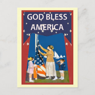 Family celebration invitation postcard