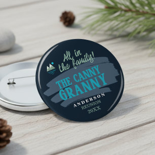 Family Characters Canny Granny ID1317 10 Cm Round Badge