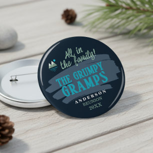 Family Characters Grumpy Gramps ID1317 10 Cm Round Badge